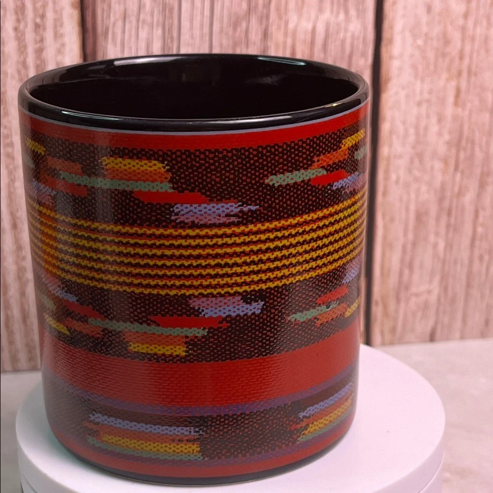 Vintage Pier 1 Made In Japan Colorful Patterned Mug